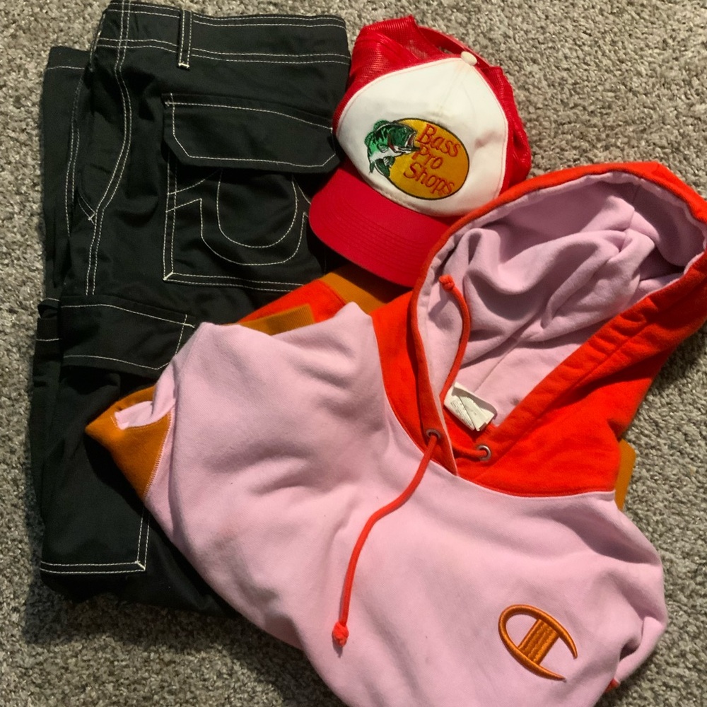 Champion Reverse Weave Patchwork Hoodie